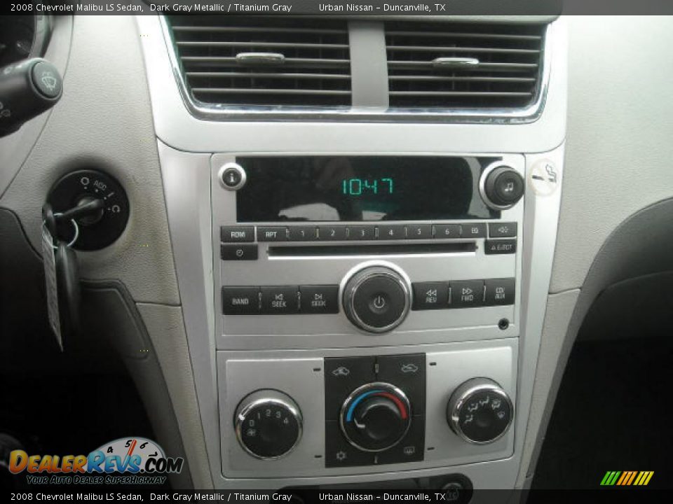 2008 Chevrolet Malibu LS Sedan Dark Gray Metallic / Titanium Gray Photo #11