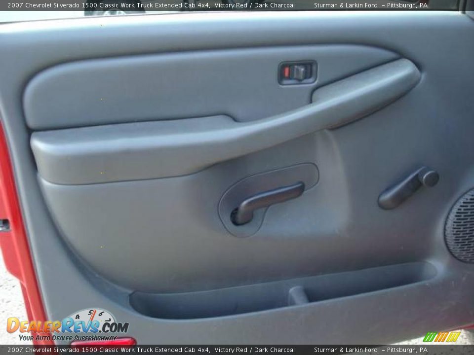 2007 Chevrolet Silverado 1500 Classic Work Truck Extended Cab 4x4 Victory Red / Dark Charcoal Photo #14
