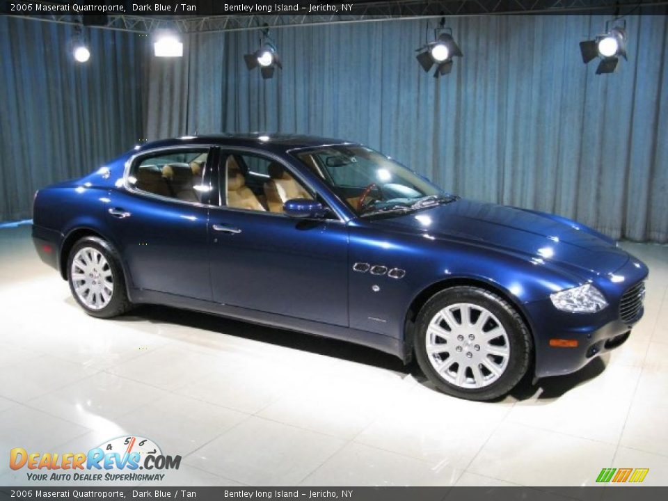2006 Maserati Quattroporte Dark Blue / Tan Photo #3
