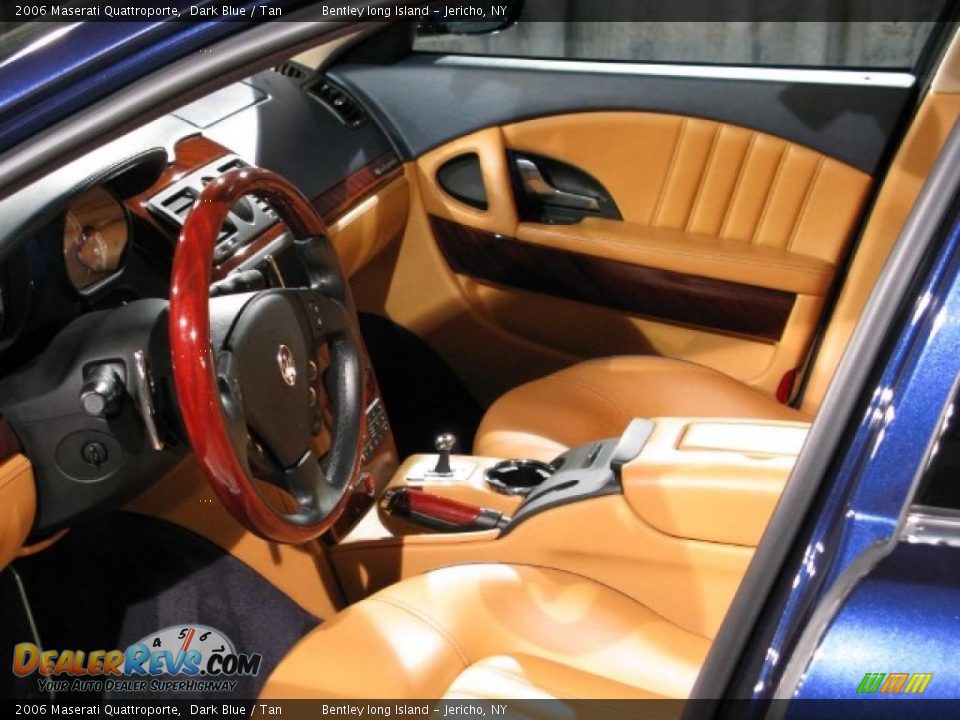 2006 Maserati Quattroporte Dark Blue / Tan Photo #7