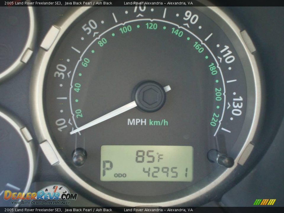2005 Land Rover Freelander SE3 Java Black Pearl / Ash Black Photo #8