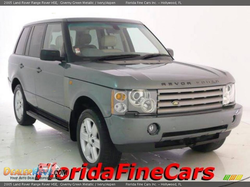 2005 Land Rover Range Rover HSE Giverny Green Metallic / Ivory/Aspen Photo #1
