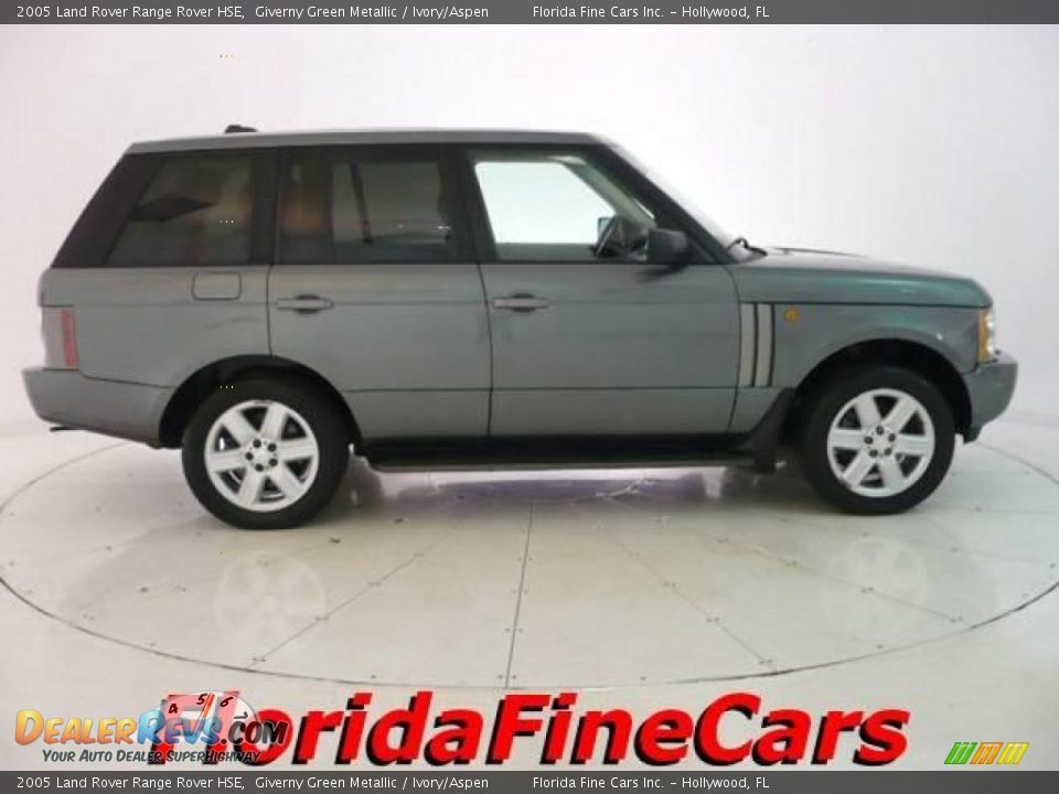 2005 Land Rover Range Rover HSE Giverny Green Metallic / Ivory/Aspen Photo #4