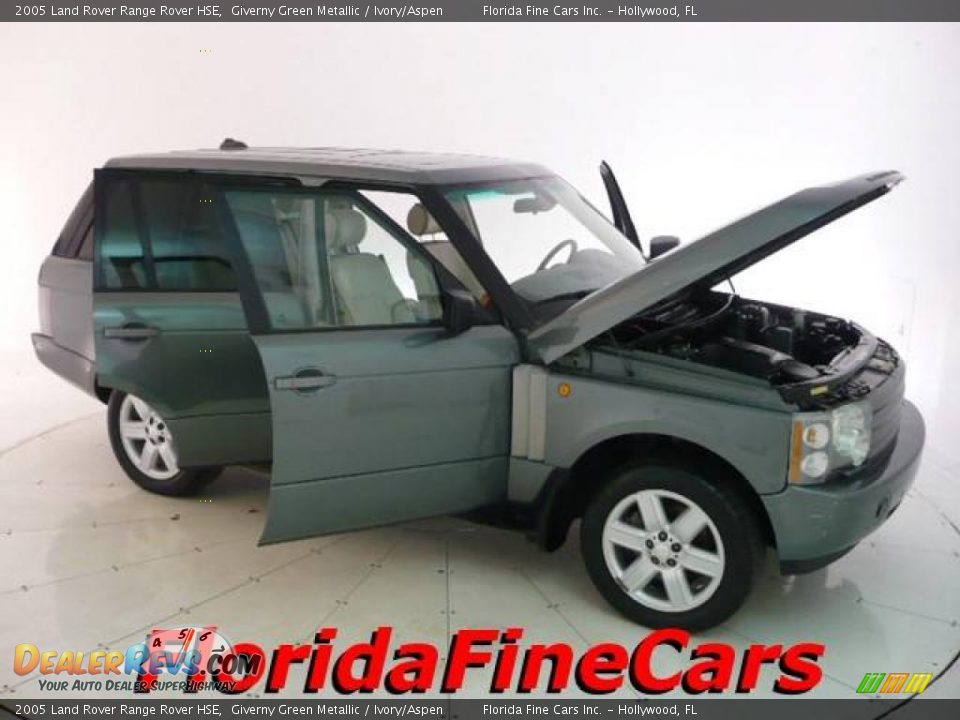 2005 Land Rover Range Rover HSE Giverny Green Metallic / Ivory/Aspen Photo #7