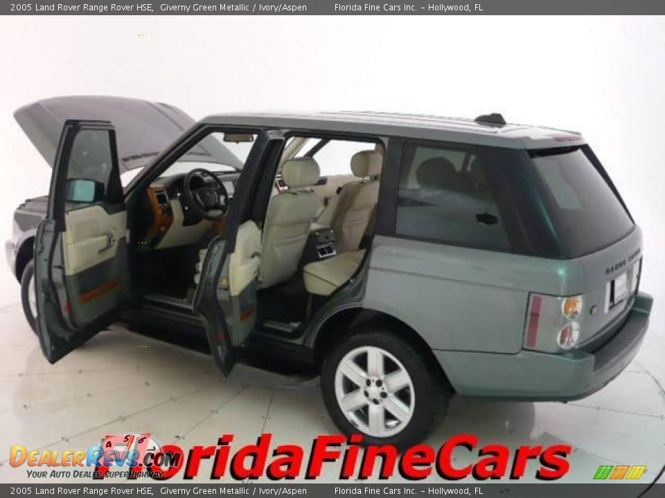 2005 Land Rover Range Rover HSE Giverny Green Metallic / Ivory/Aspen Photo #8