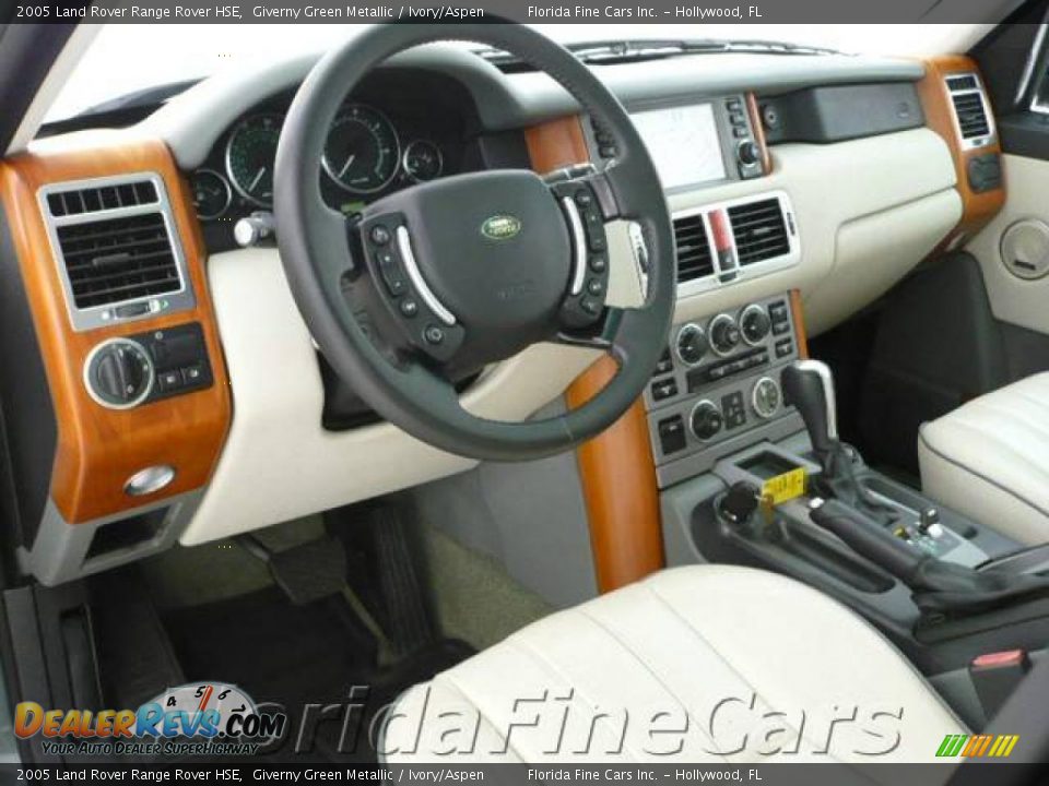 2005 Land Rover Range Rover HSE Giverny Green Metallic / Ivory/Aspen Photo #13