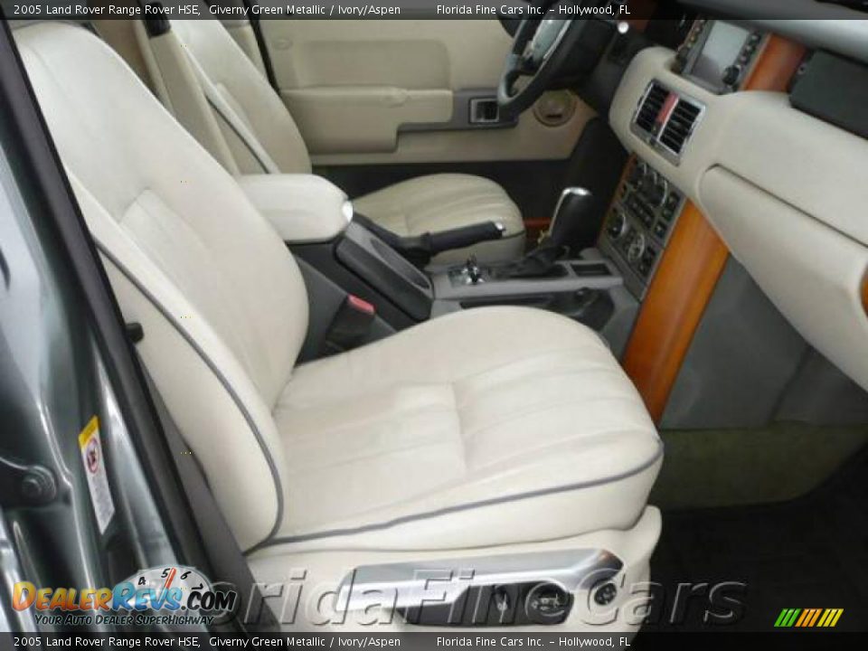 2005 Land Rover Range Rover HSE Giverny Green Metallic / Ivory/Aspen Photo #14