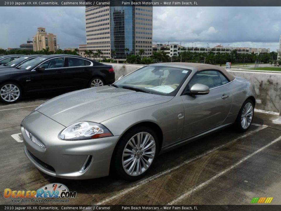 2010 Jaguar XK XK Convertible Cashmere Metallic / Caramel Photo #1
