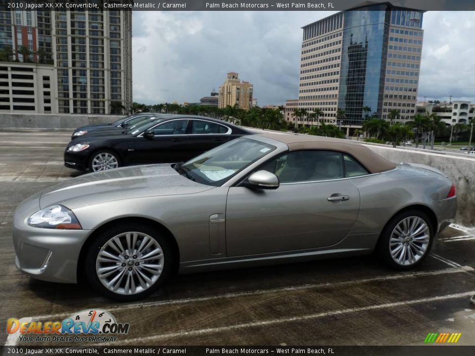 2010 Jaguar XK XK Convertible Cashmere Metallic / Caramel Photo #3