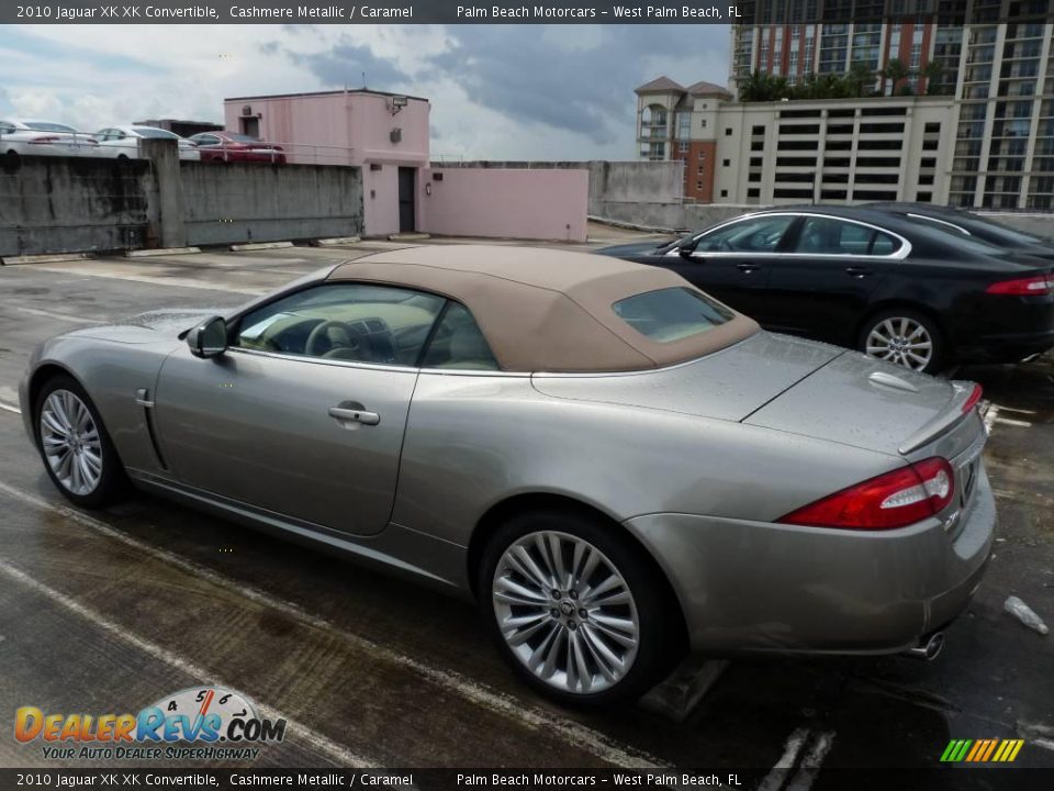 2010 Jaguar XK XK Convertible Cashmere Metallic / Caramel Photo #4