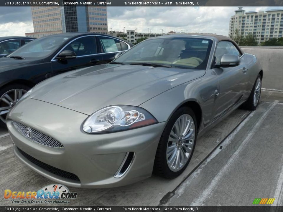 2010 Jaguar XK XK Convertible Cashmere Metallic / Caramel Photo #5
