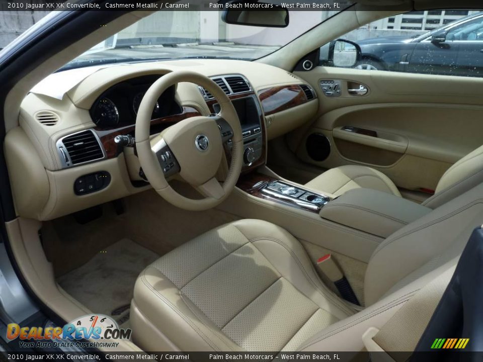2010 Jaguar XK XK Convertible Cashmere Metallic / Caramel Photo #6