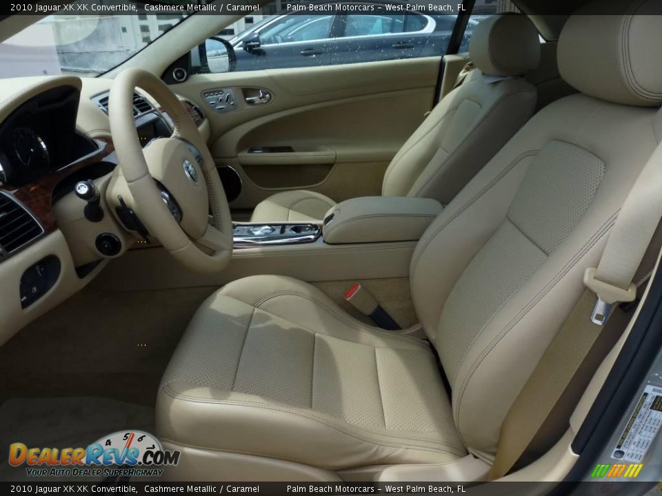 2010 Jaguar XK XK Convertible Cashmere Metallic / Caramel Photo #7