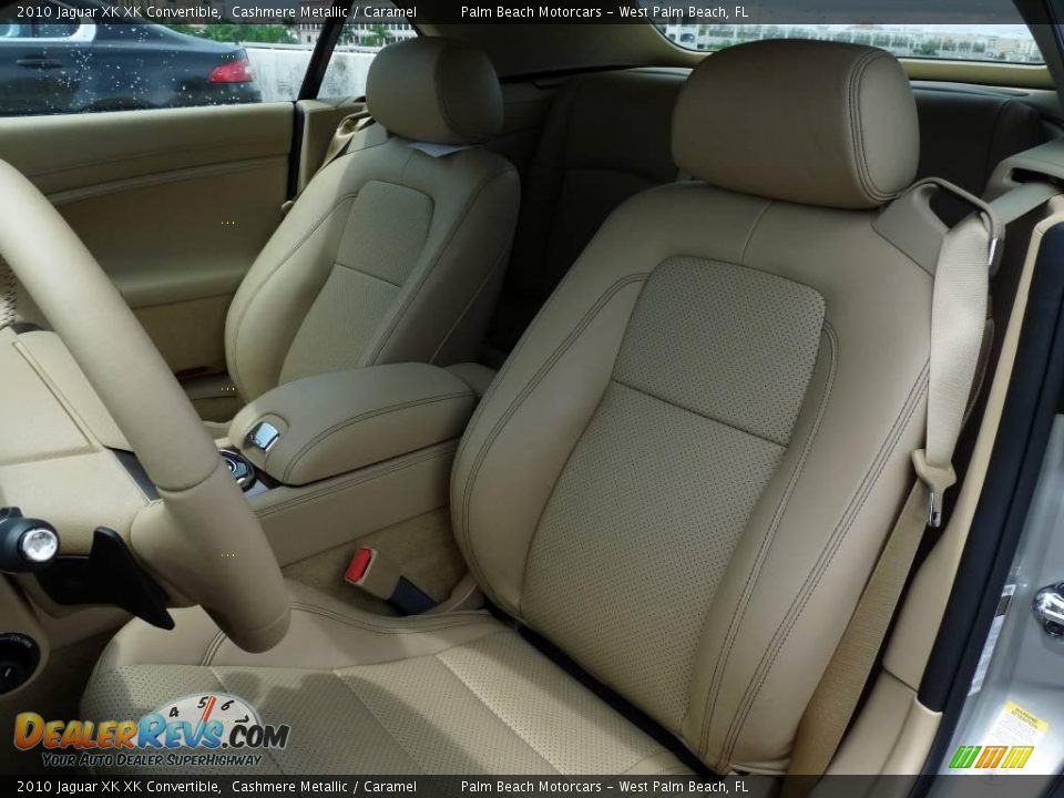 2010 Jaguar XK XK Convertible Cashmere Metallic / Caramel Photo #8