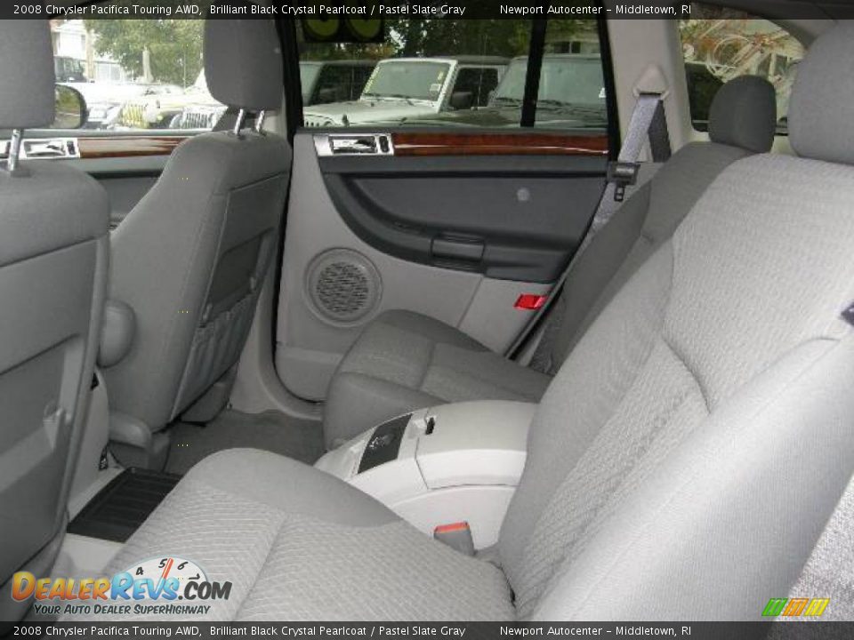 2008 Chrysler Pacifica Touring AWD Brilliant Black Crystal Pearlcoat / Pastel Slate Gray Photo #9