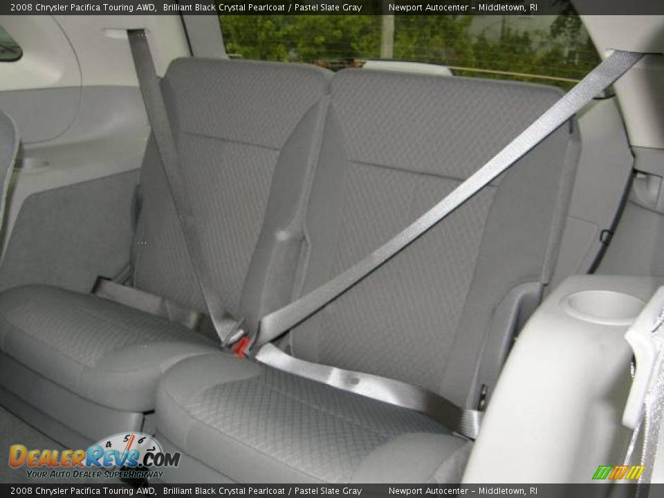 2008 Chrysler Pacifica Touring AWD Brilliant Black Crystal Pearlcoat / Pastel Slate Gray Photo #10