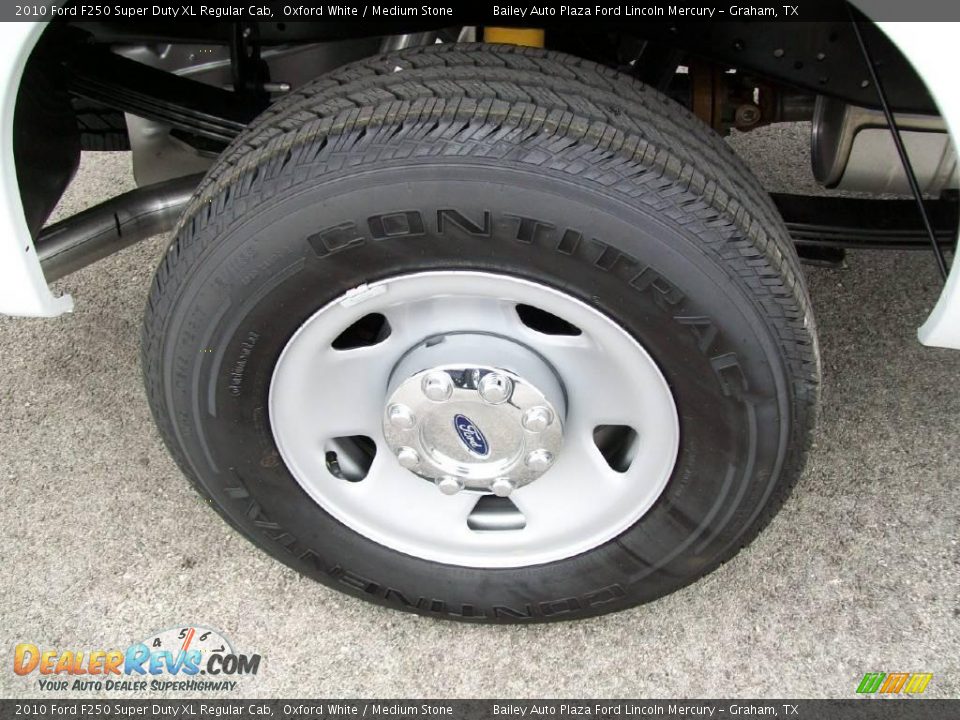 2010 Ford F250 Super Duty XL Regular Cab Oxford White / Medium Stone Photo #6
