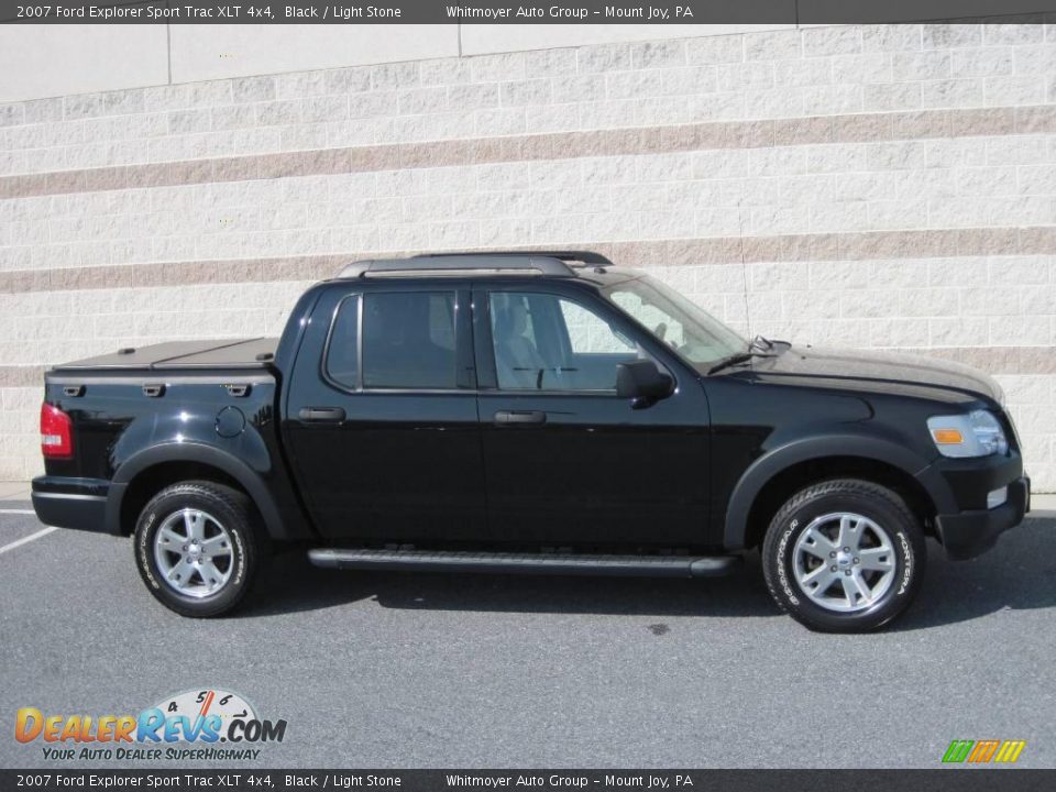 2007 Ford Explorer Sport Trac XLT 4x4 Black / Light Stone Photo #1