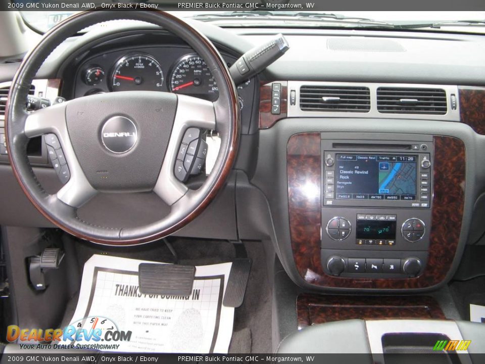2009 GMC Yukon Denali AWD Onyx Black / Ebony Photo #14