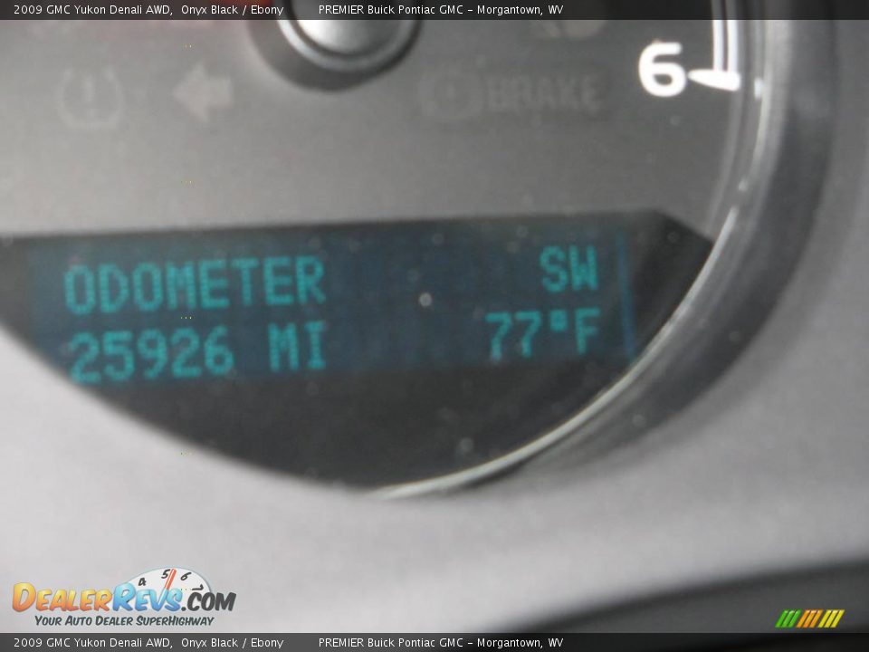2009 GMC Yukon Denali AWD Onyx Black / Ebony Photo #23