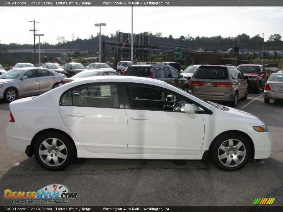 2009 Honda civic lx white #5