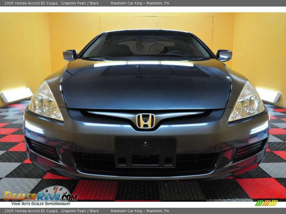 2005 Honda Accord EX Coupe Graphite Pearl / Black Photo #2