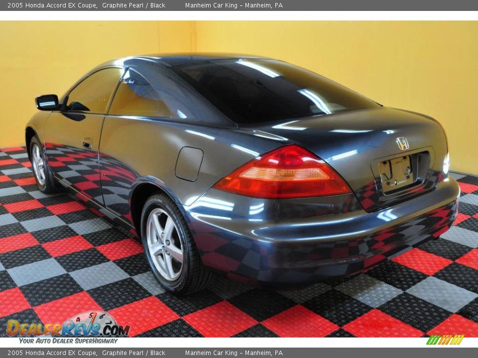 2005 Honda Accord EX Coupe Graphite Pearl / Black Photo #4