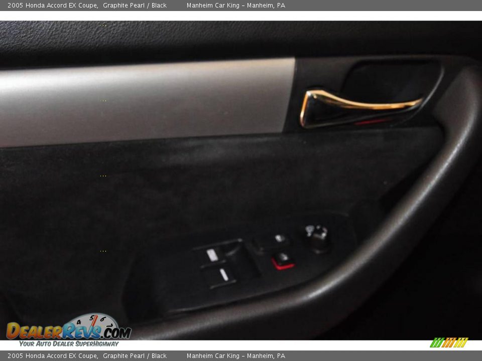 2005 Honda Accord EX Coupe Graphite Pearl / Black Photo #12