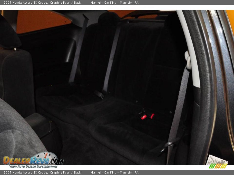 2005 Honda Accord EX Coupe Graphite Pearl / Black Photo #13