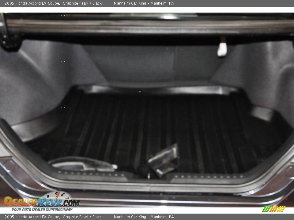 2005 Honda Accord EX Coupe Graphite Pearl / Black Photo #14