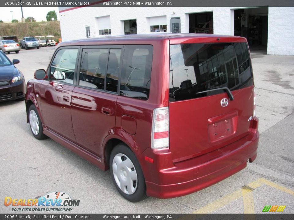 2006 Scion xB Salsa Red Pearl / Dark Charcoal Photo #4