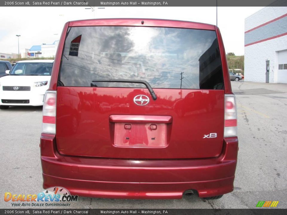 2006 Scion xB Salsa Red Pearl / Dark Charcoal Photo #5