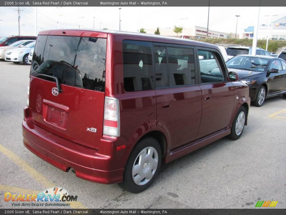 2006 Scion xB Salsa Red Pearl / Dark Charcoal Photo #6
