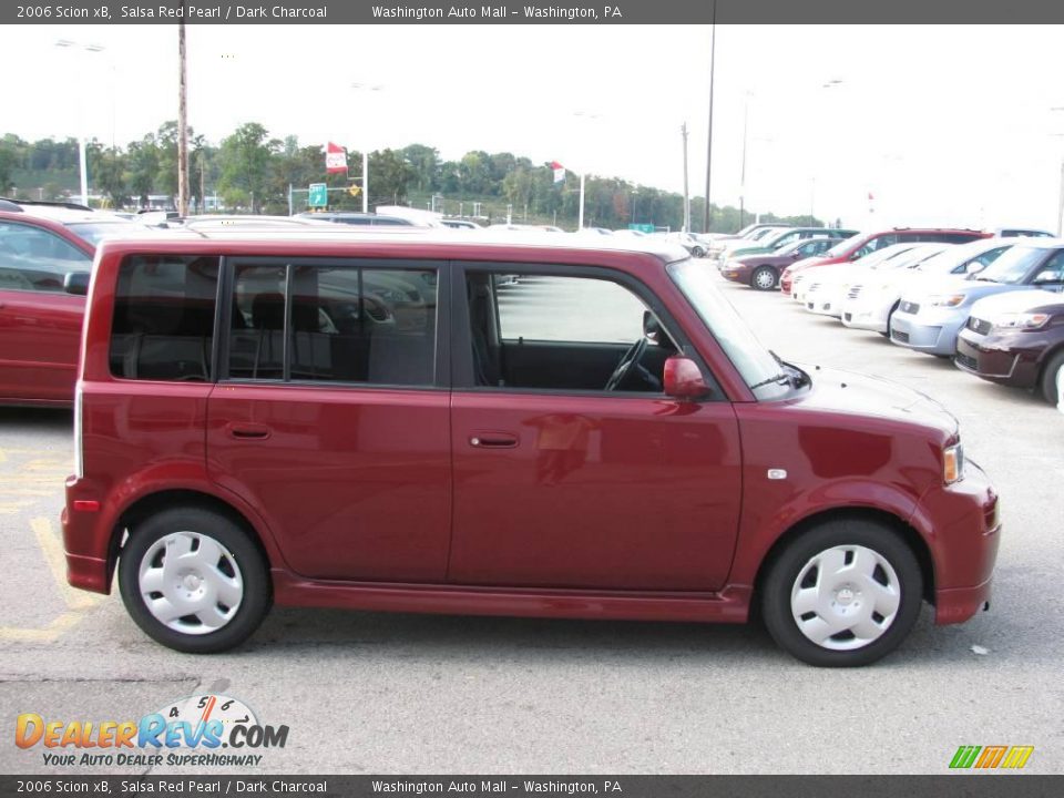 2006 Scion xB Salsa Red Pearl / Dark Charcoal Photo #7