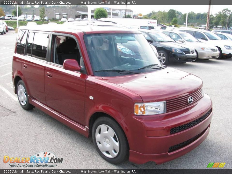 2006 Scion xB Salsa Red Pearl / Dark Charcoal Photo #8