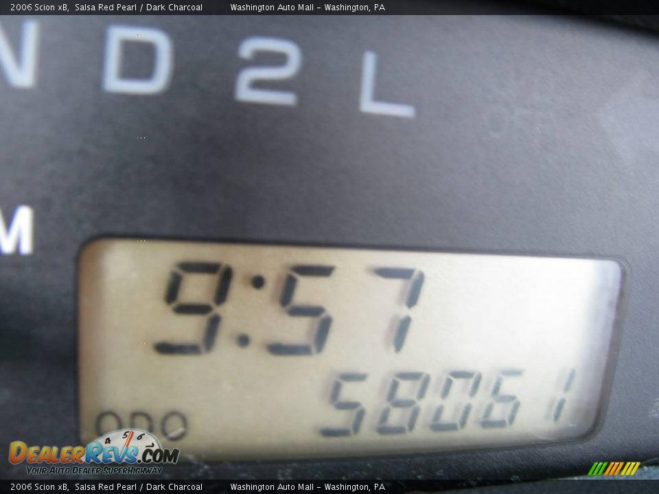 2006 Scion xB Salsa Red Pearl / Dark Charcoal Photo #20