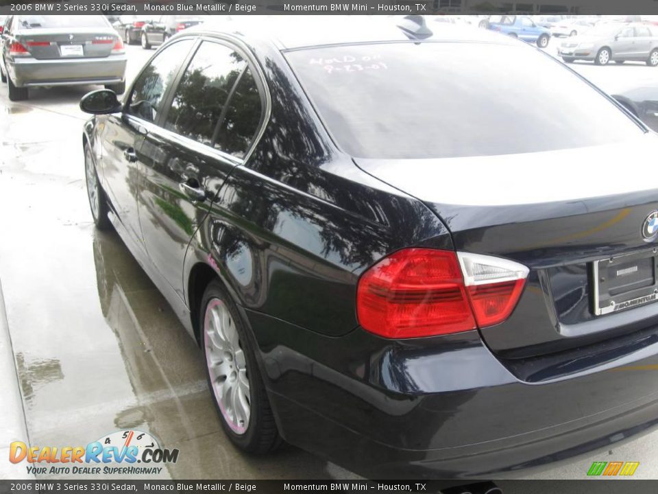 2006 BMW 3 Series 330i Sedan Monaco Blue Metallic / Beige Photo #2