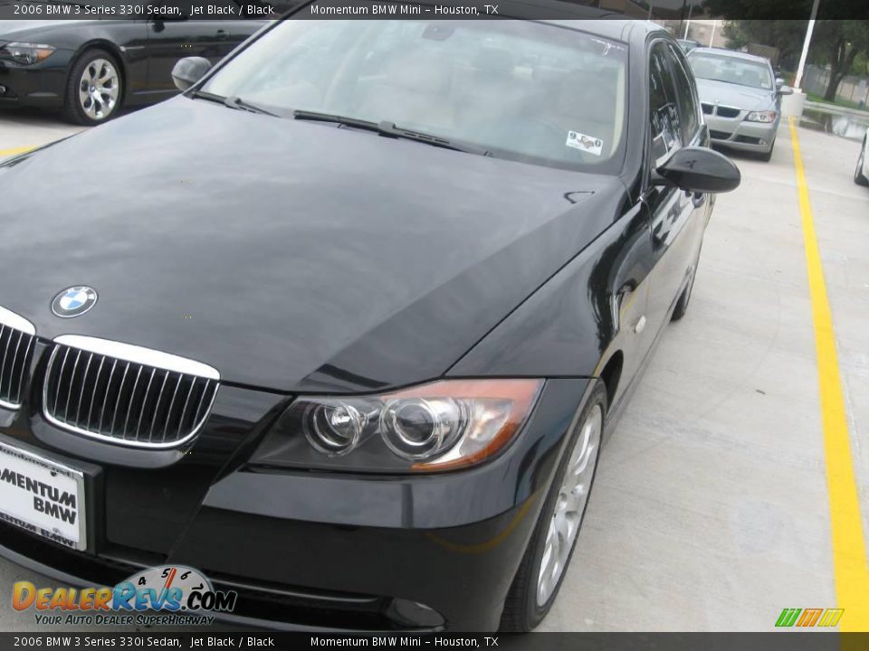 2006 BMW 3 Series 330i Sedan Jet Black / Black Photo #1