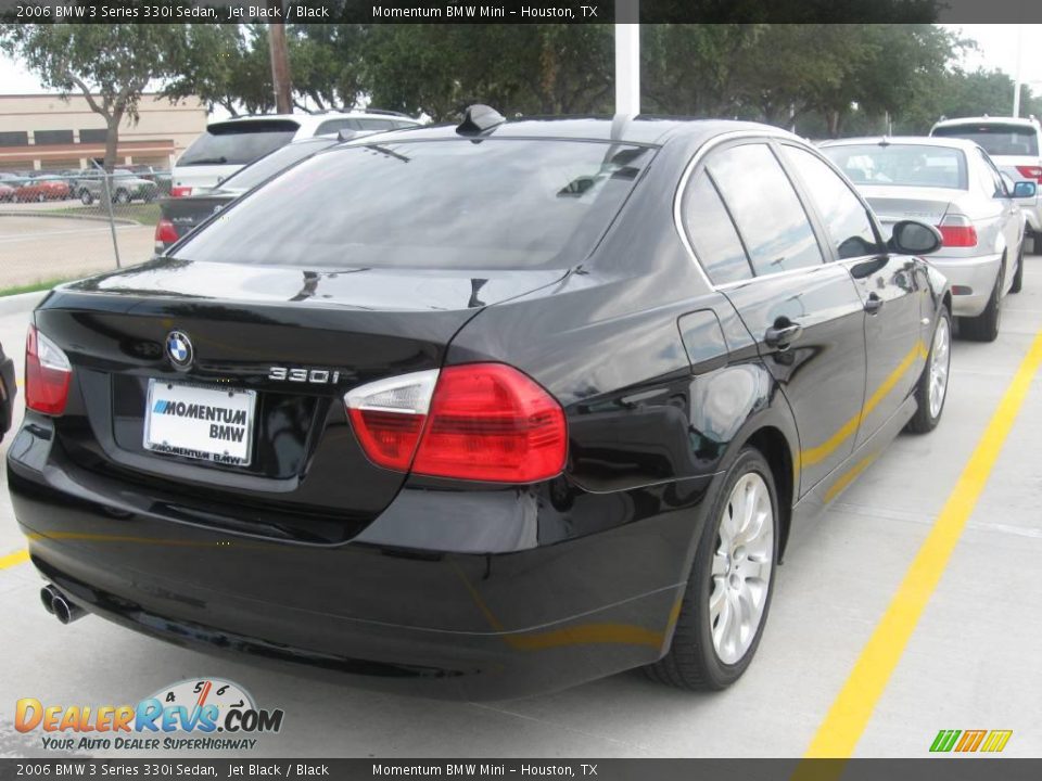 2006 BMW 3 Series 330i Sedan Jet Black / Black Photo #2