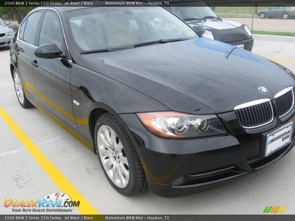 2006 BMW 3 Series 330i Sedan Jet Black / Black Photo #3