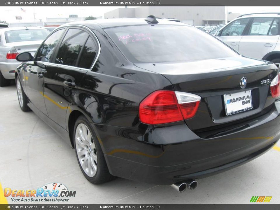2006 BMW 3 Series 330i Sedan Jet Black / Black Photo #4