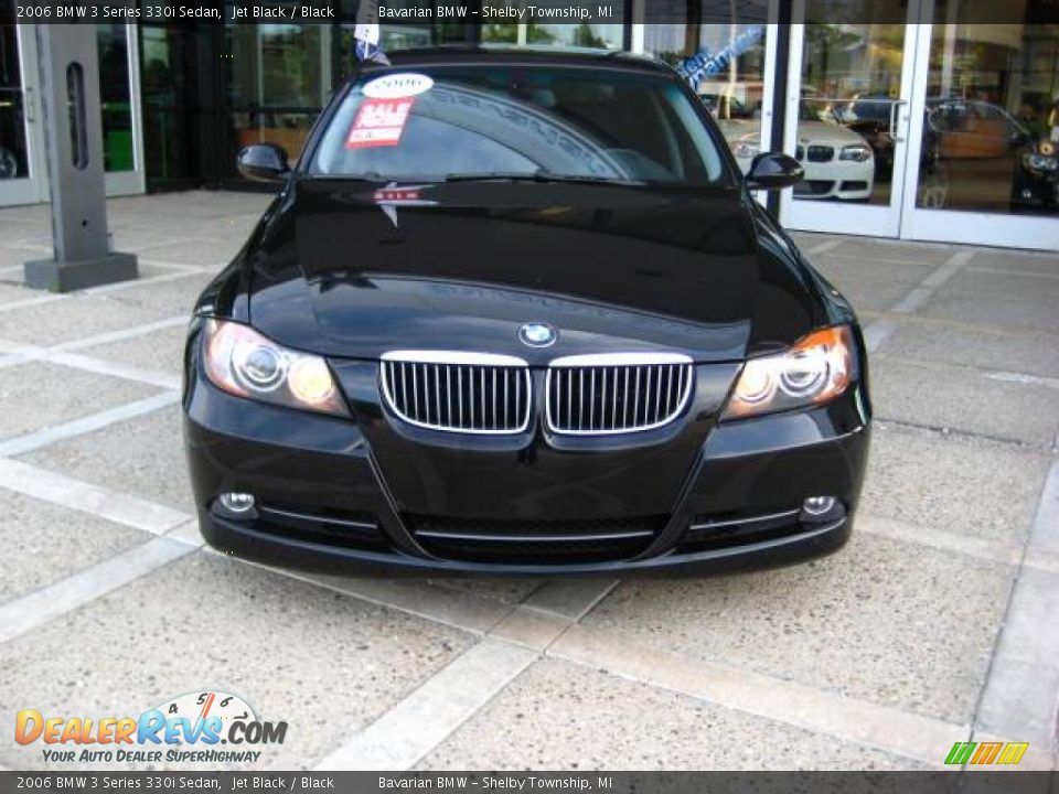 2006 BMW 3 Series 330i Sedan Jet Black / Black Photo #3