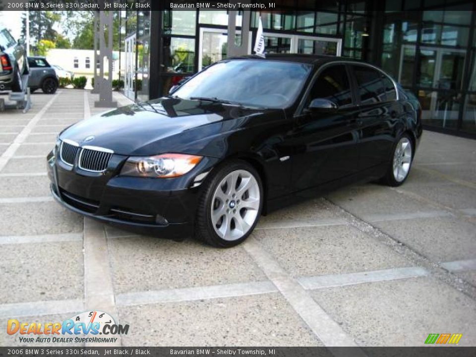 2006 BMW 3 Series 330i Sedan Jet Black / Black Photo #4