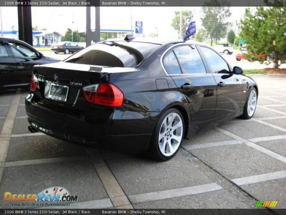 2006 BMW 3 Series 330i Sedan Jet Black / Black Photo #8
