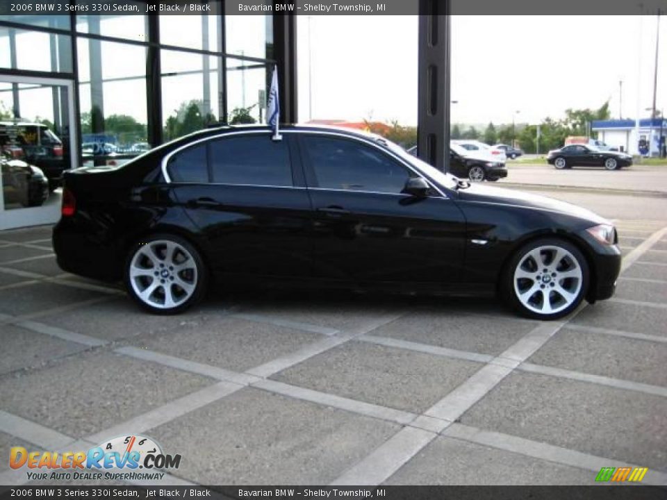 2006 BMW 3 Series 330i Sedan Jet Black / Black Photo #9
