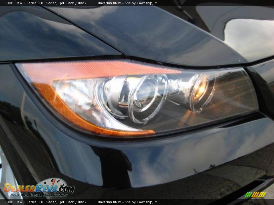 2006 BMW 3 Series 330i Sedan Jet Black / Black Photo #11