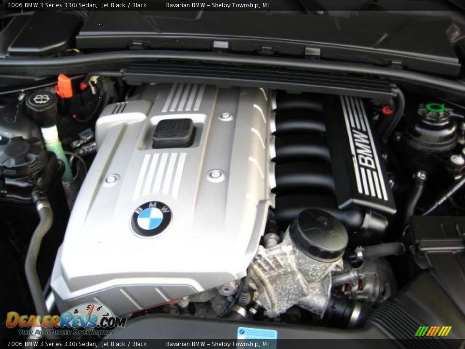 2006 BMW 3 Series 330i Sedan Jet Black / Black Photo #12