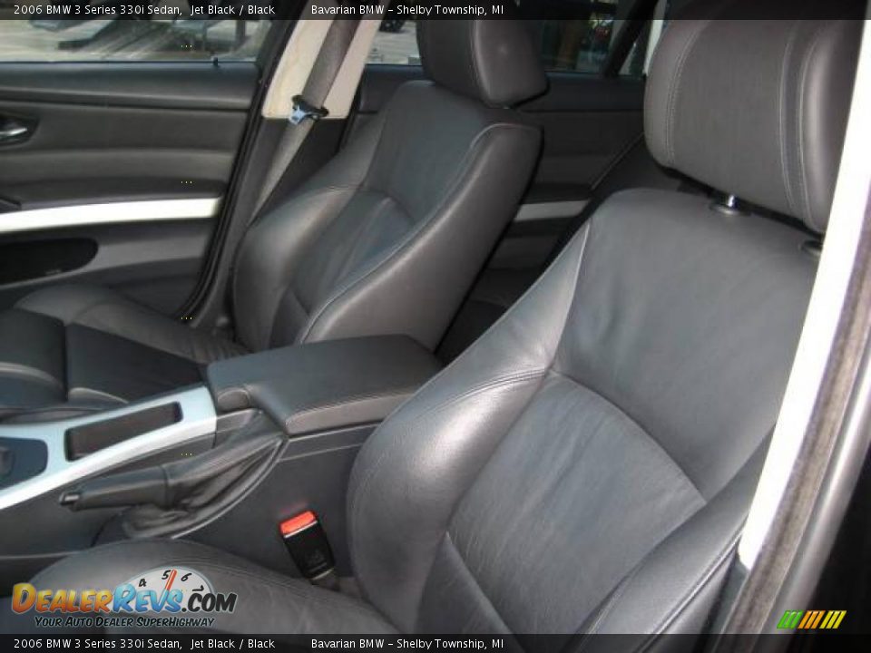 2006 BMW 3 Series 330i Sedan Jet Black / Black Photo #14
