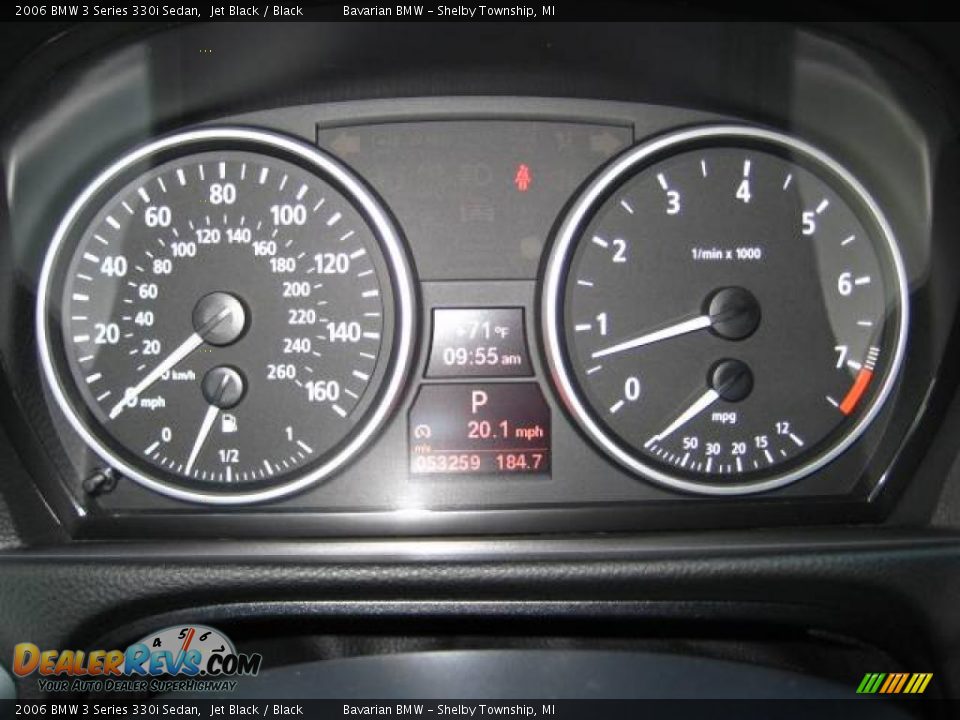 2006 BMW 3 Series 330i Sedan Jet Black / Black Photo #23