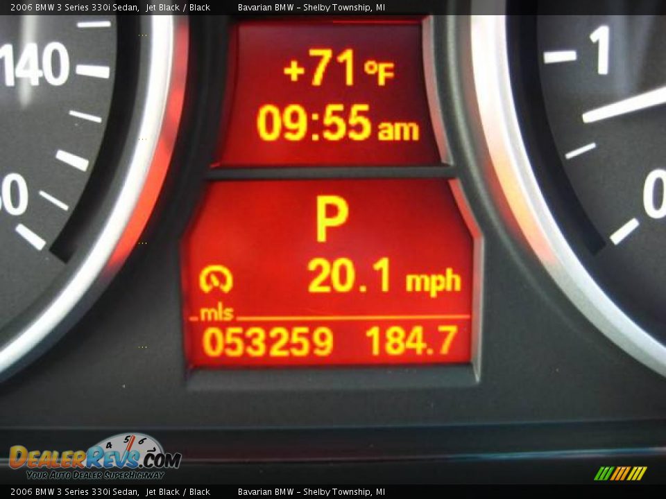 2006 BMW 3 Series 330i Sedan Jet Black / Black Photo #24